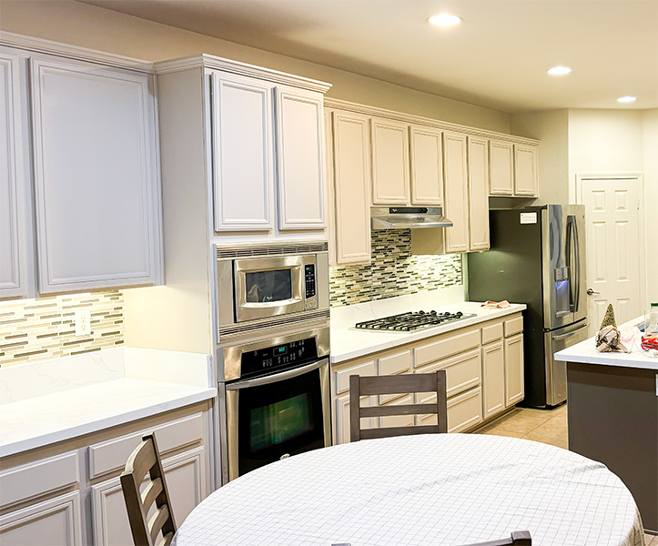Cabinet painting work by RC Painting
